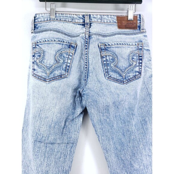 Big Star Jeans Womens Size 27 Hannah Skinny Flare Light Wash Stretch - Picture 4 of 10